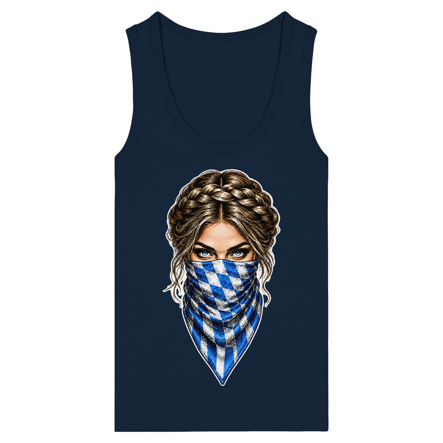 Bayerische Banditin - Womens Organic Fitted Tank Top