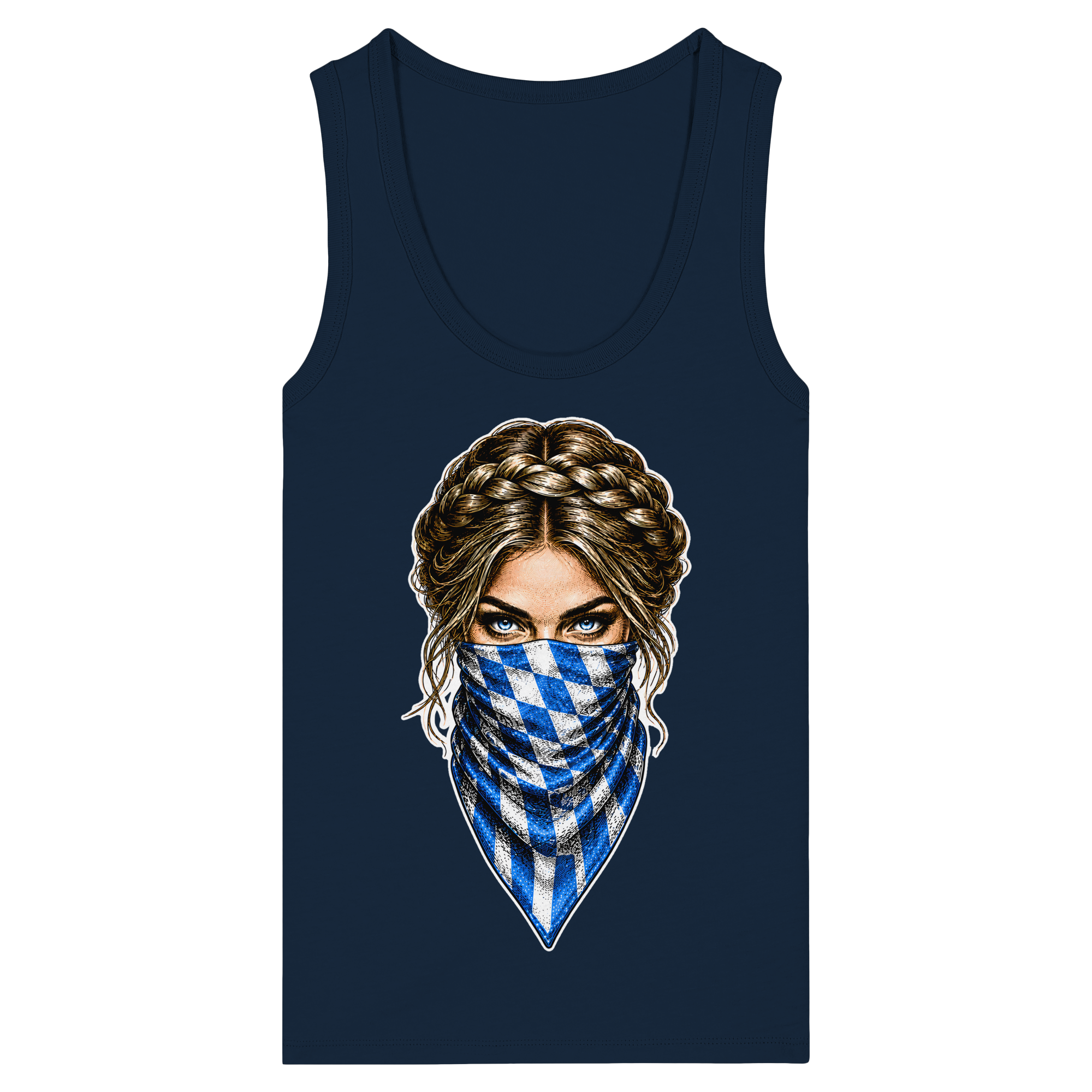 Bayerische Banditin - Womens Organic Fitted Tank Top