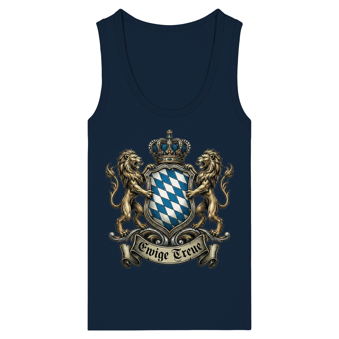 EWIGE TREUE - Womens Organic Fitted Tank Top - BayrischerHumor
