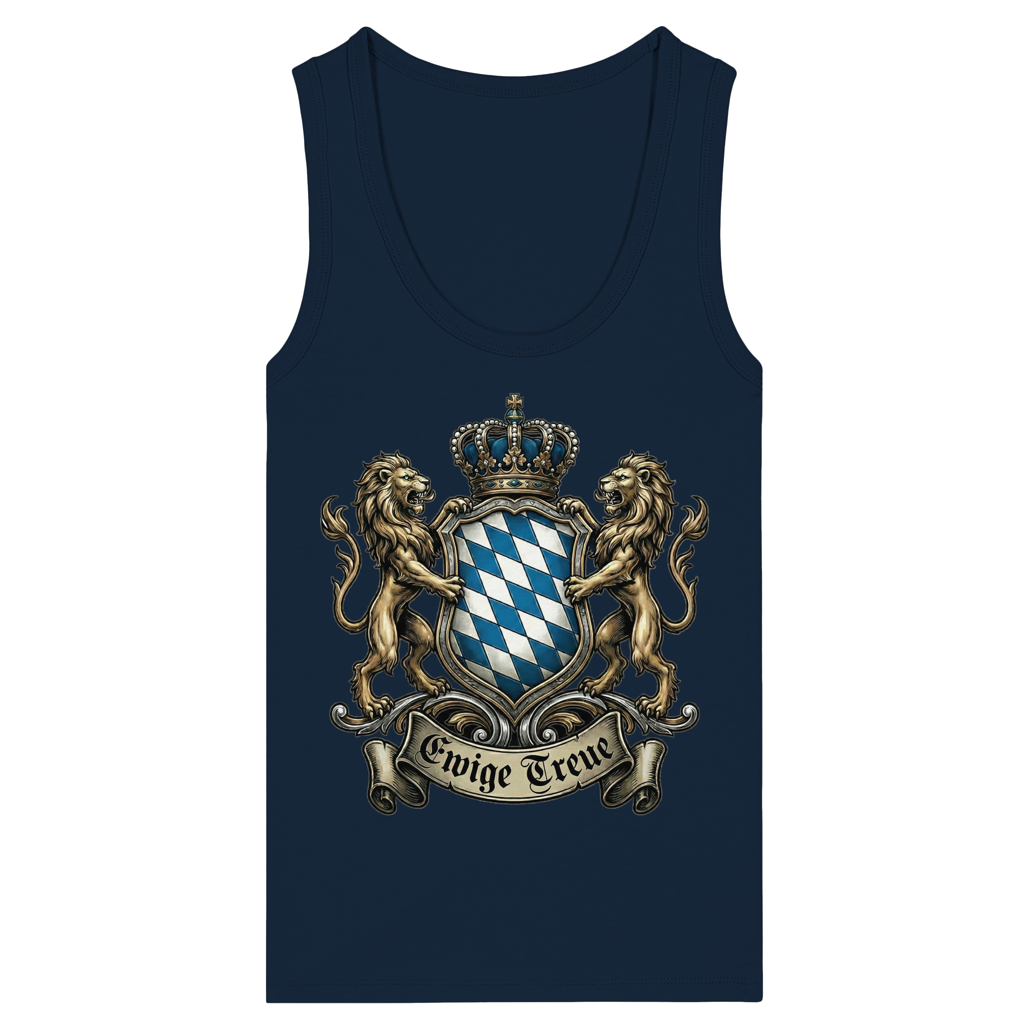 EWIGE TREUE - Womens Organic Fitted Tank Top - BayrischerHumor