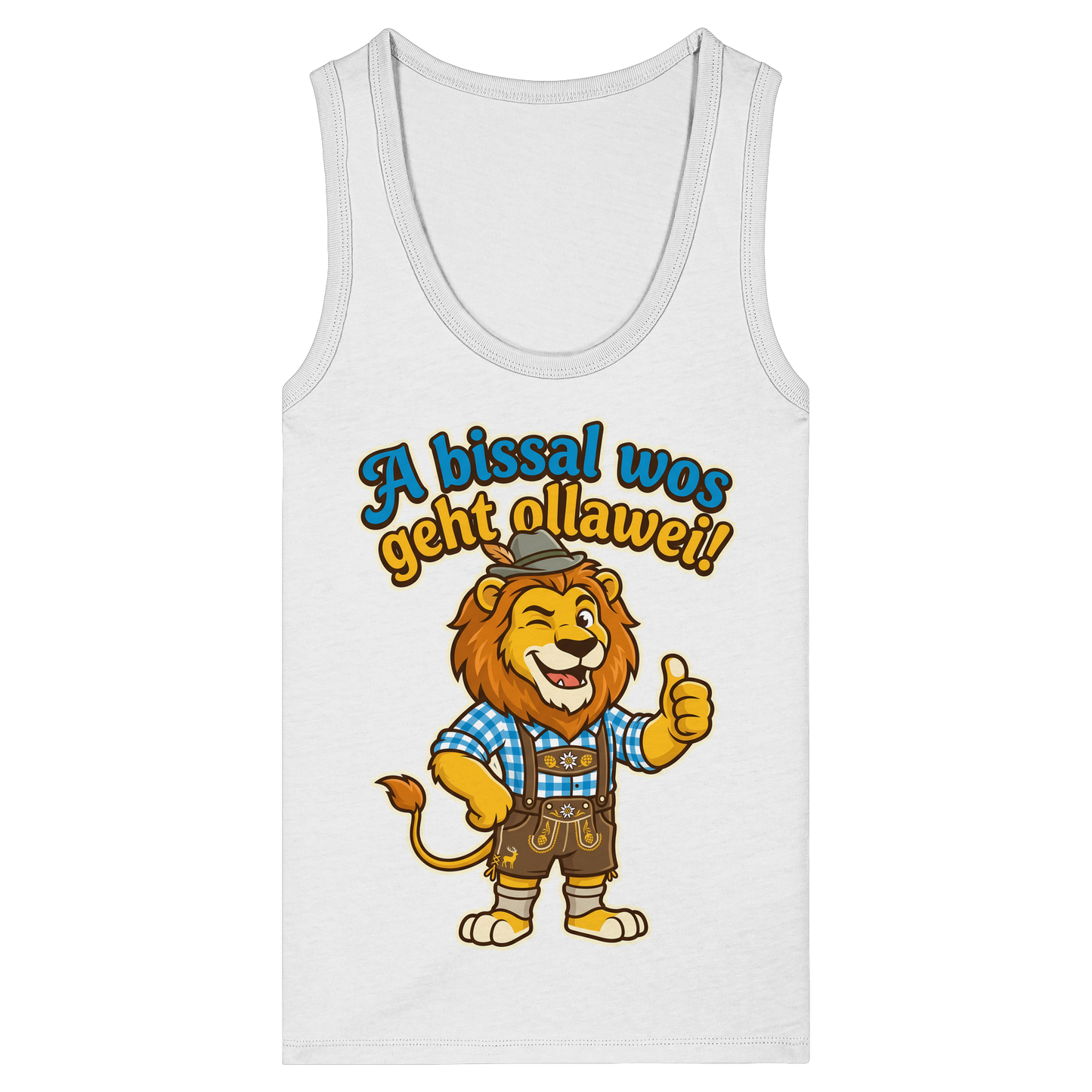 A BISSAL WOS GEHT OLLAWEI! - Womens Organic Fitted Tank Top