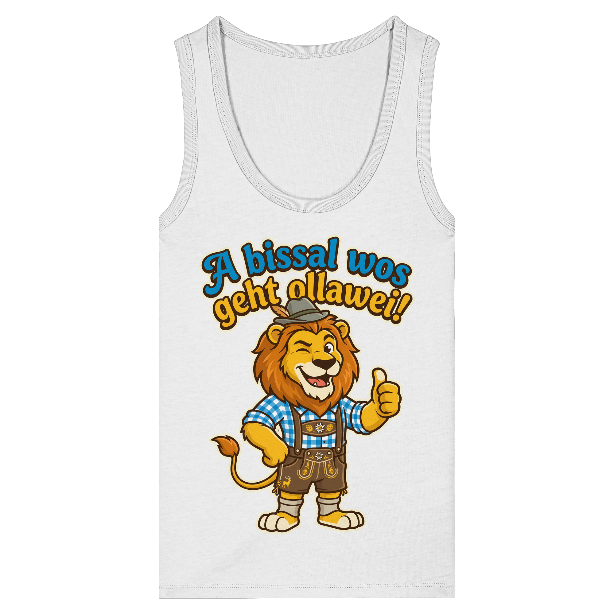A BISSAL WOS GEHT OLLAWEI! - Womens Organic Fitted Tank Top