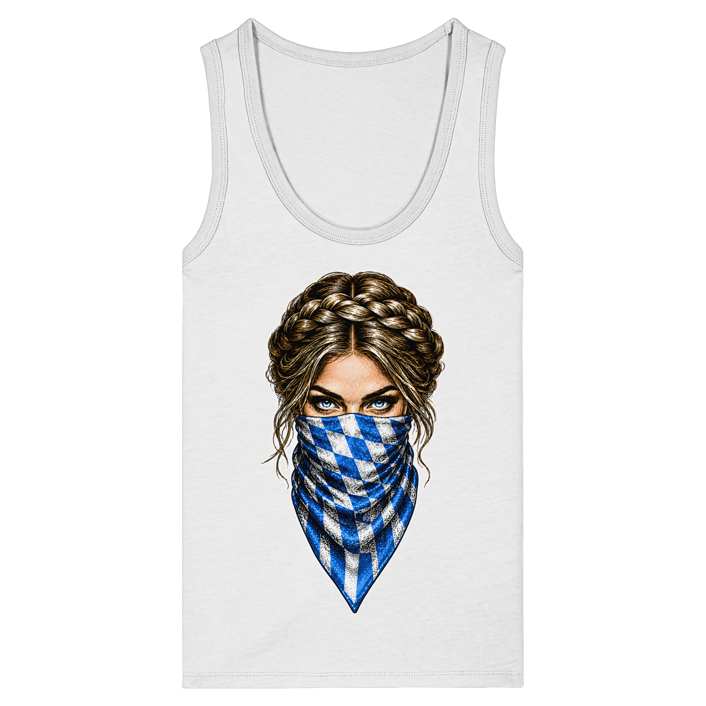 Bayerische Banditin - Womens Organic Fitted Tank Top