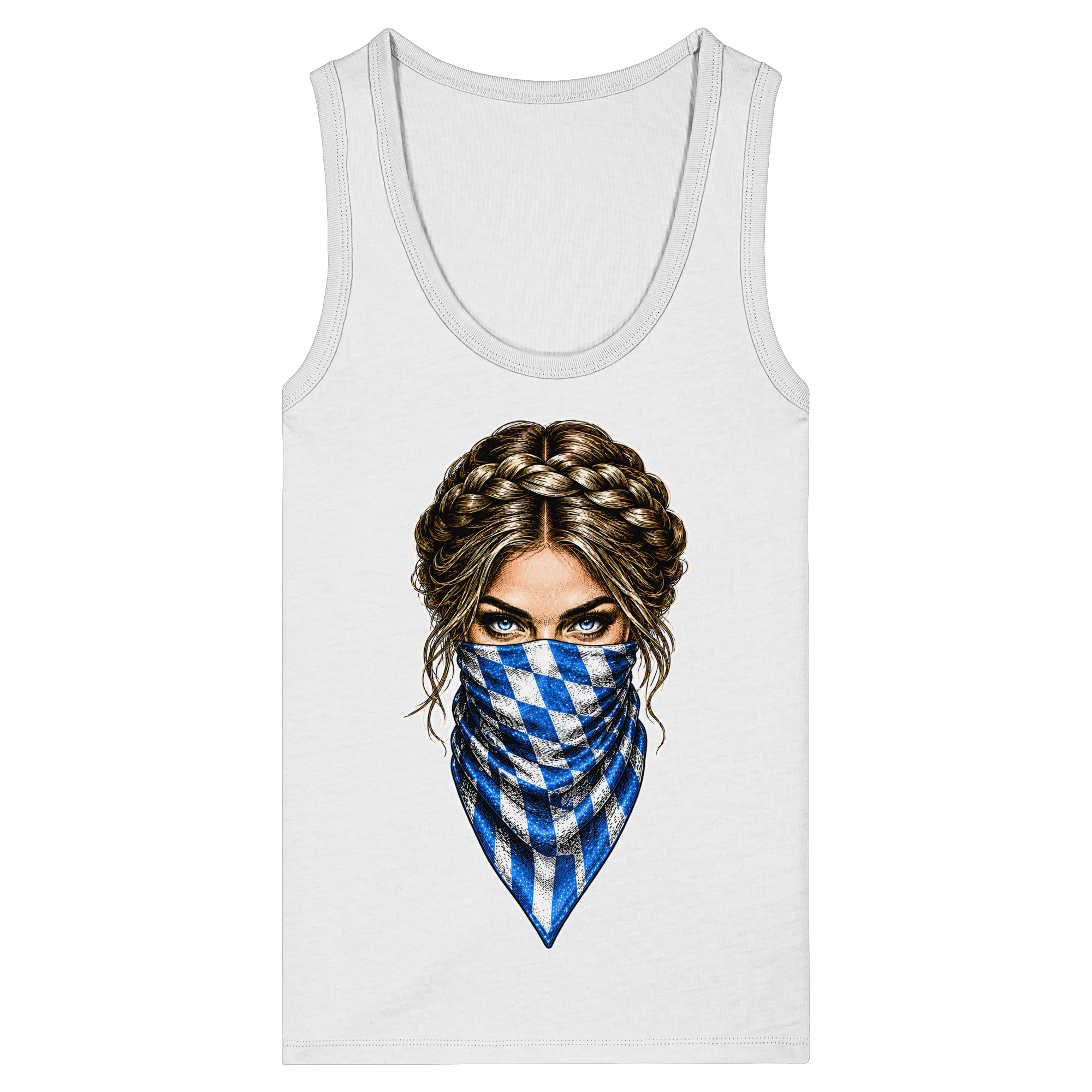 Bayerische Banditin - Womens Organic Fitted Tank Top
