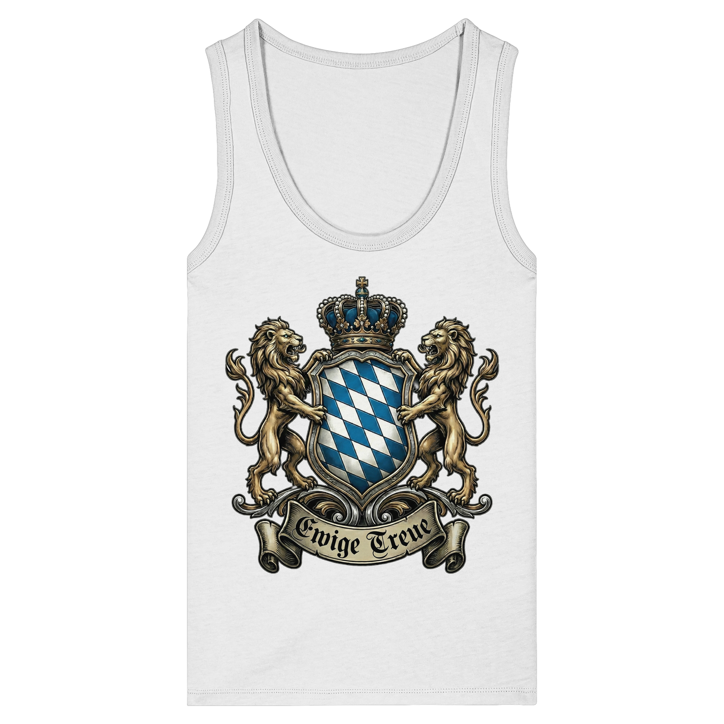 EWIGE TREUE - Womens Organic Fitted Tank Top - BayrischerHumor