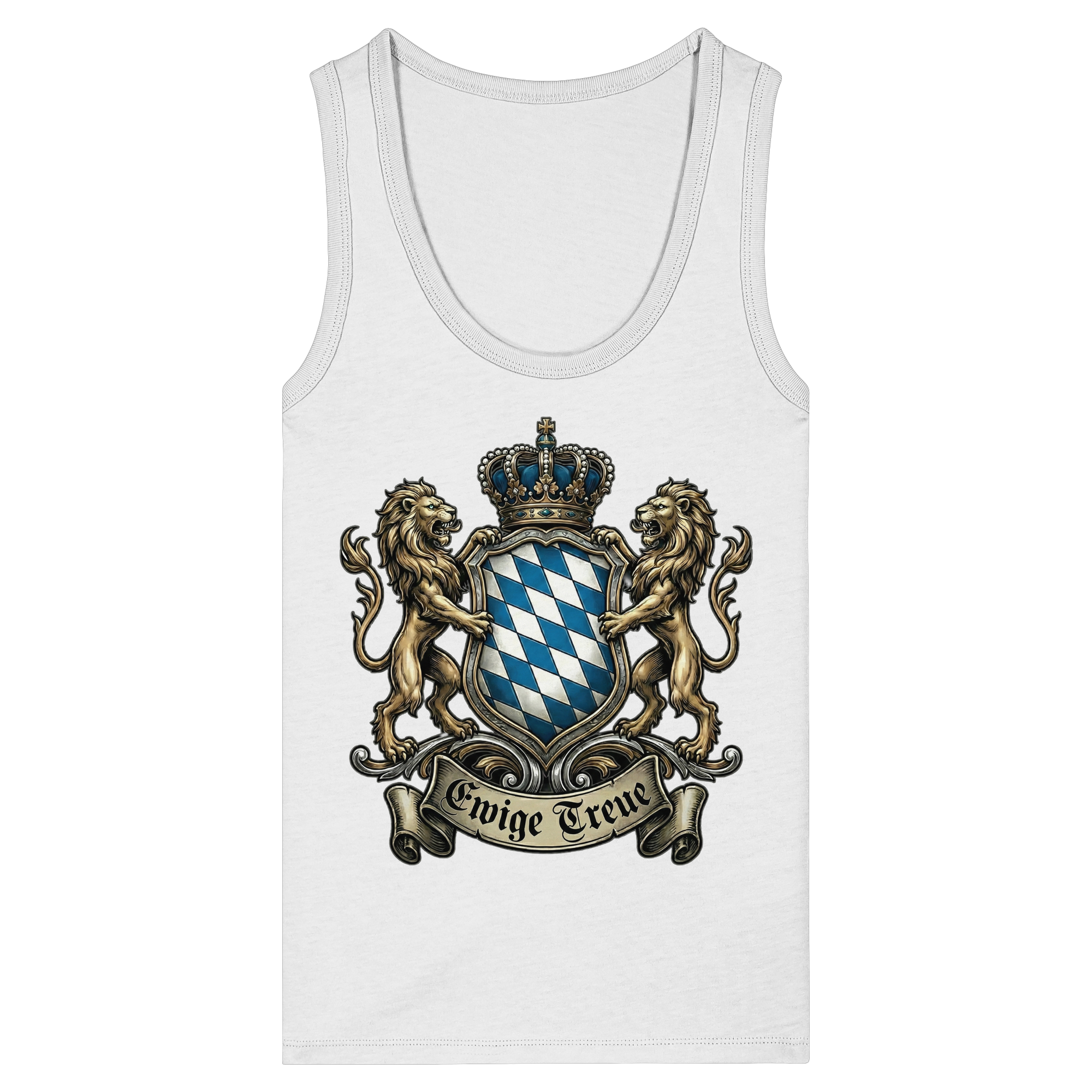 EWIGE TREUE - Womens Organic Fitted Tank Top - BayrischerHumor