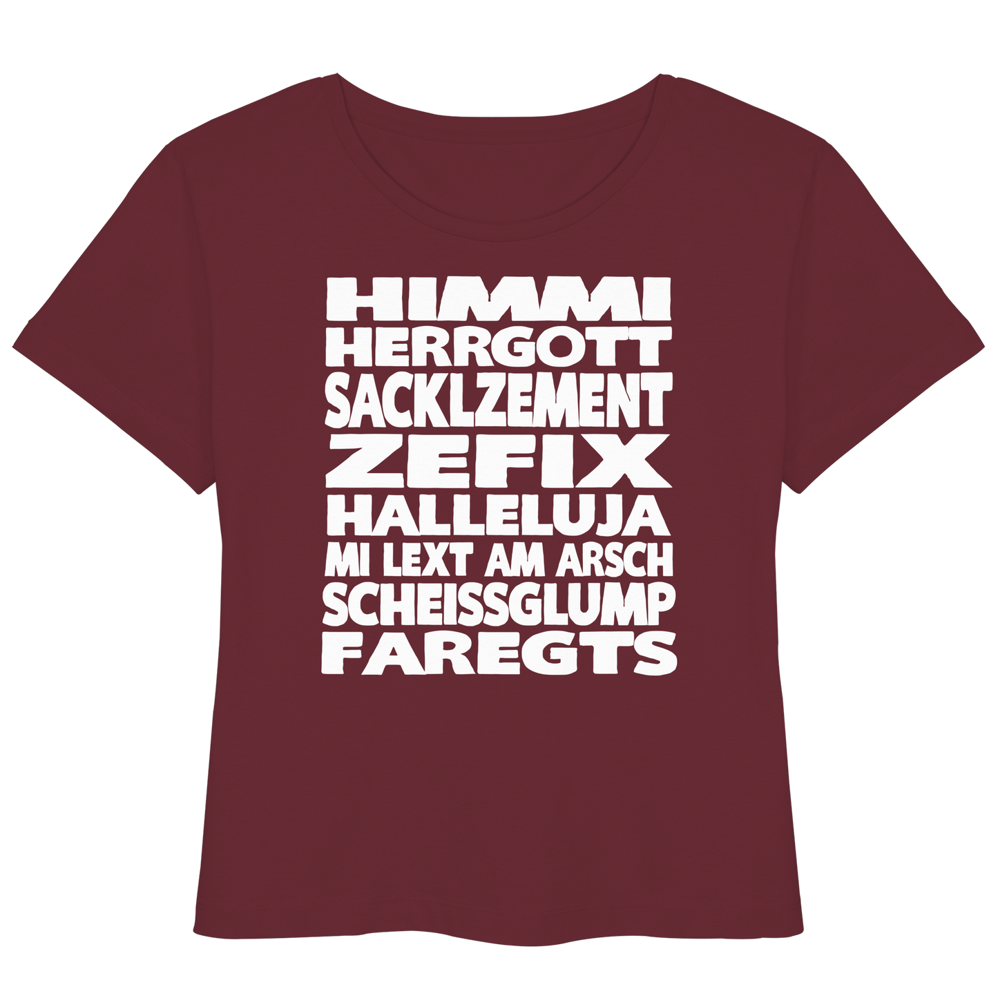 HIMMI HERRGOTT - Womens Organic Lightweight T-Shirt - BayrischerHumor