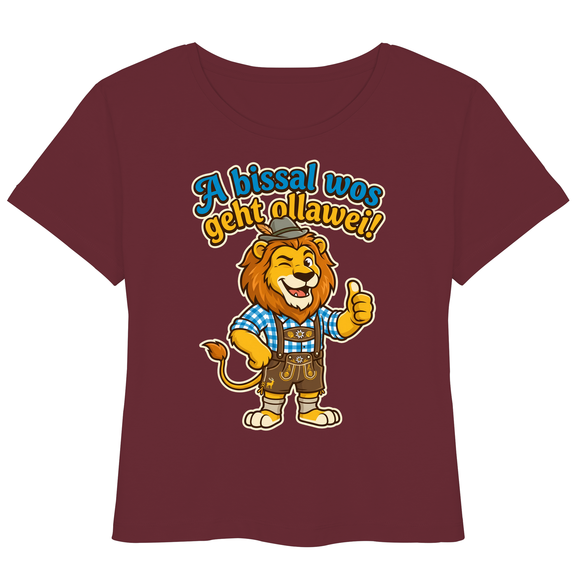 A BISSAL WOS GEHT OLLAWEI! - Womens Organic Lightweight T-Shirt