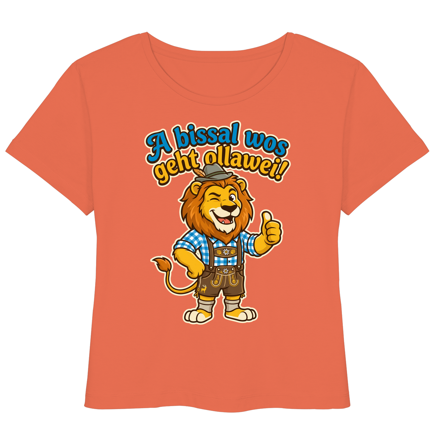 A BISSAL WOS GEHT OLLAWEI! - Womens Organic Lightweight T-Shirt