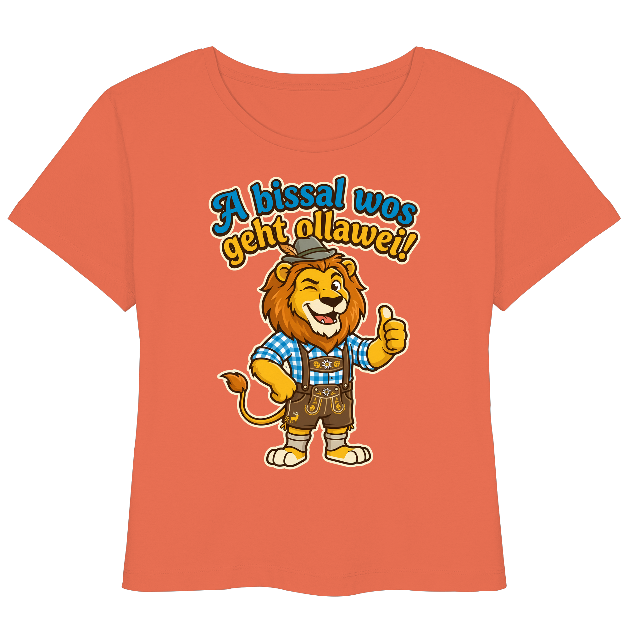 A BISSAL WOS GEHT OLLAWEI! - Womens Organic Lightweight T-Shirt