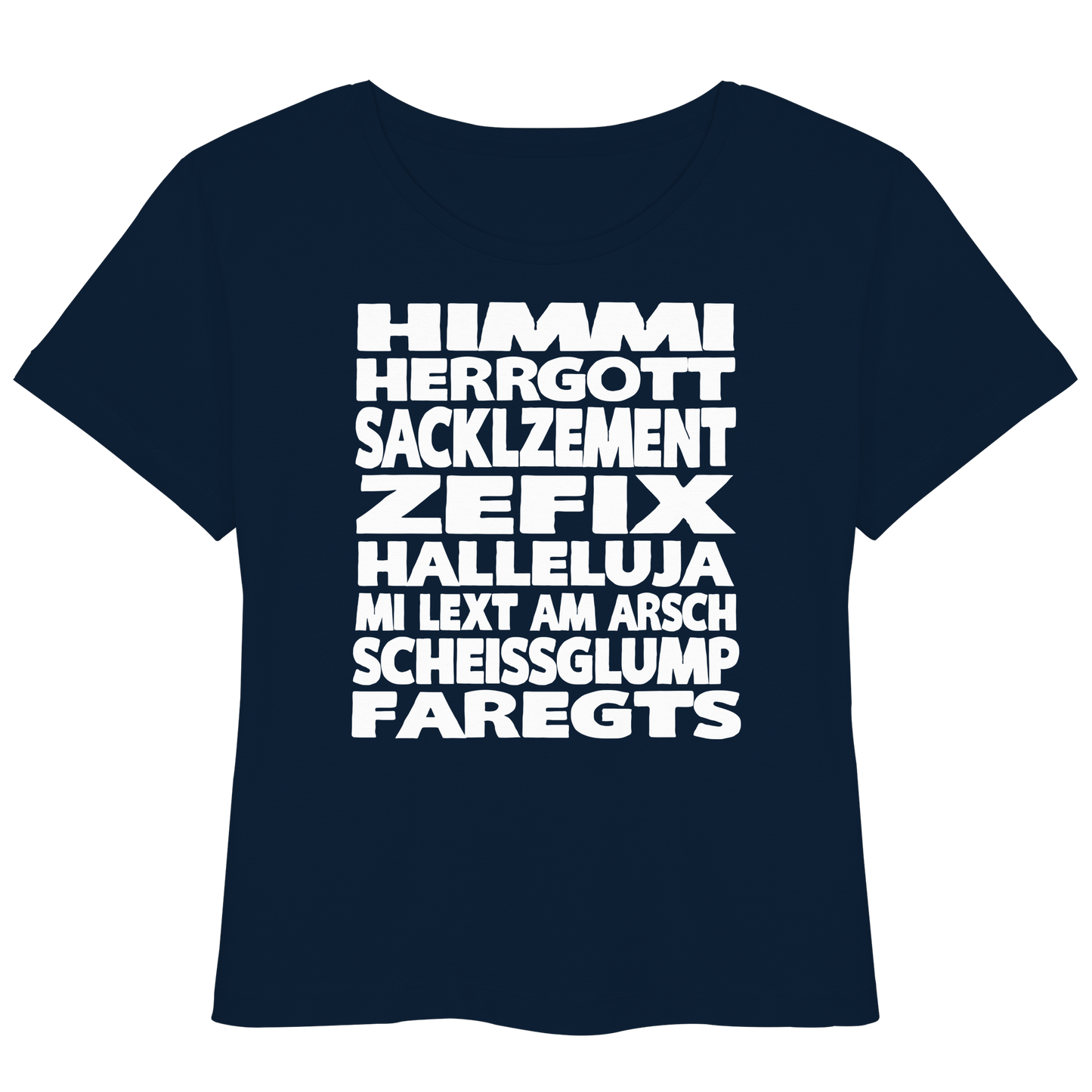 HIMMI HERRGOTT - Womens Organic Lightweight T-Shirt - BayrischerHumor