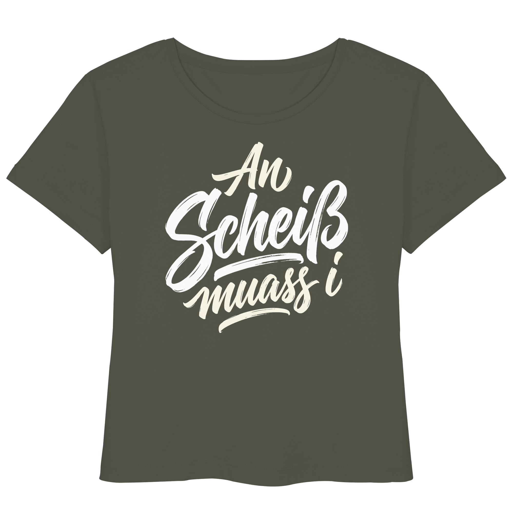 AN SCHEIß MUASS I - Womens Organic Lightweight T-Shirt - BayrischerHumor