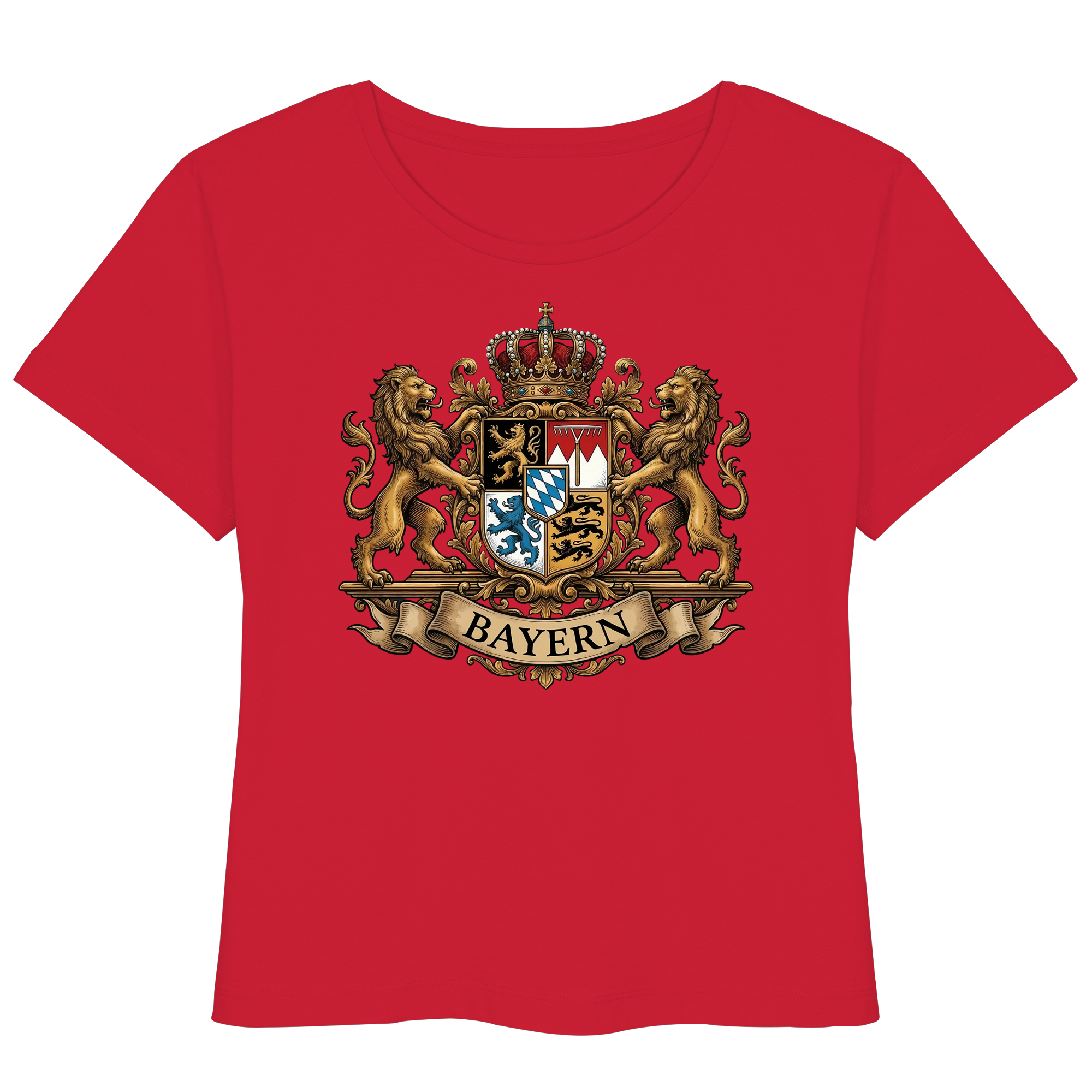 BAYERN - Womens Organic Lightweight T-Shirt - BayrischerHumor