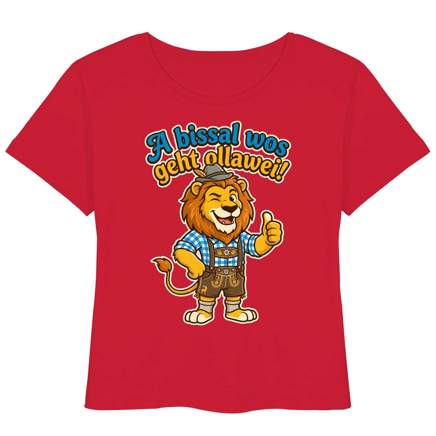 A BISSAL WOS GEHT OLLAWEI! - Womens Organic Lightweight T-Shirt