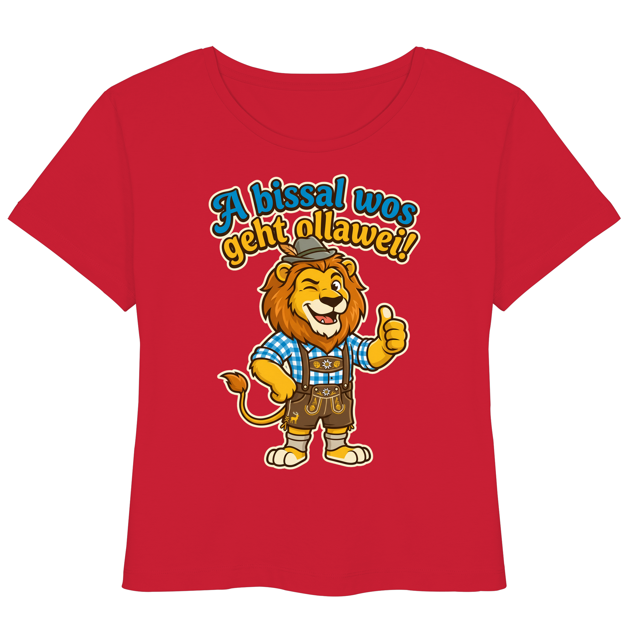 A BISSAL WOS GEHT OLLAWEI! - Womens Organic Lightweight T-Shirt