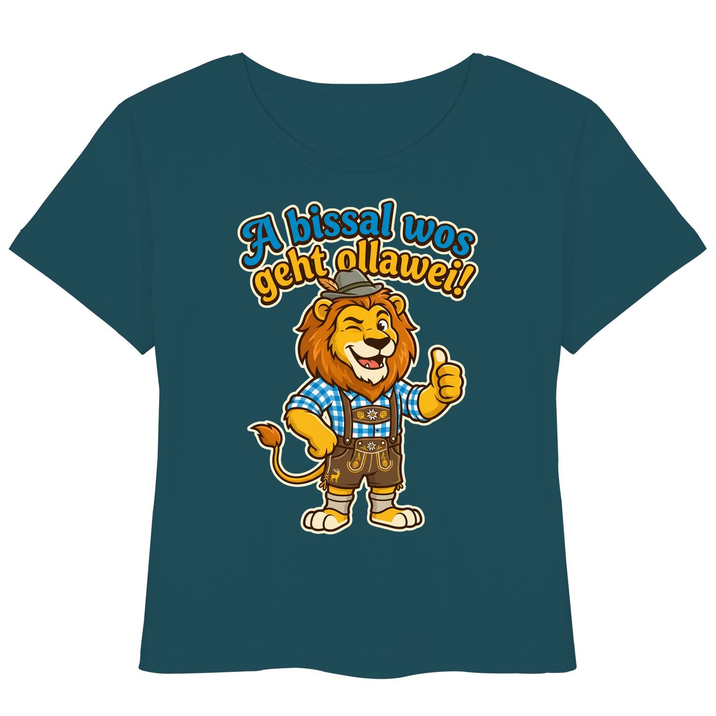 A BISSAL WOS GEHT OLLAWEI! - Womens Organic Lightweight T-Shirt