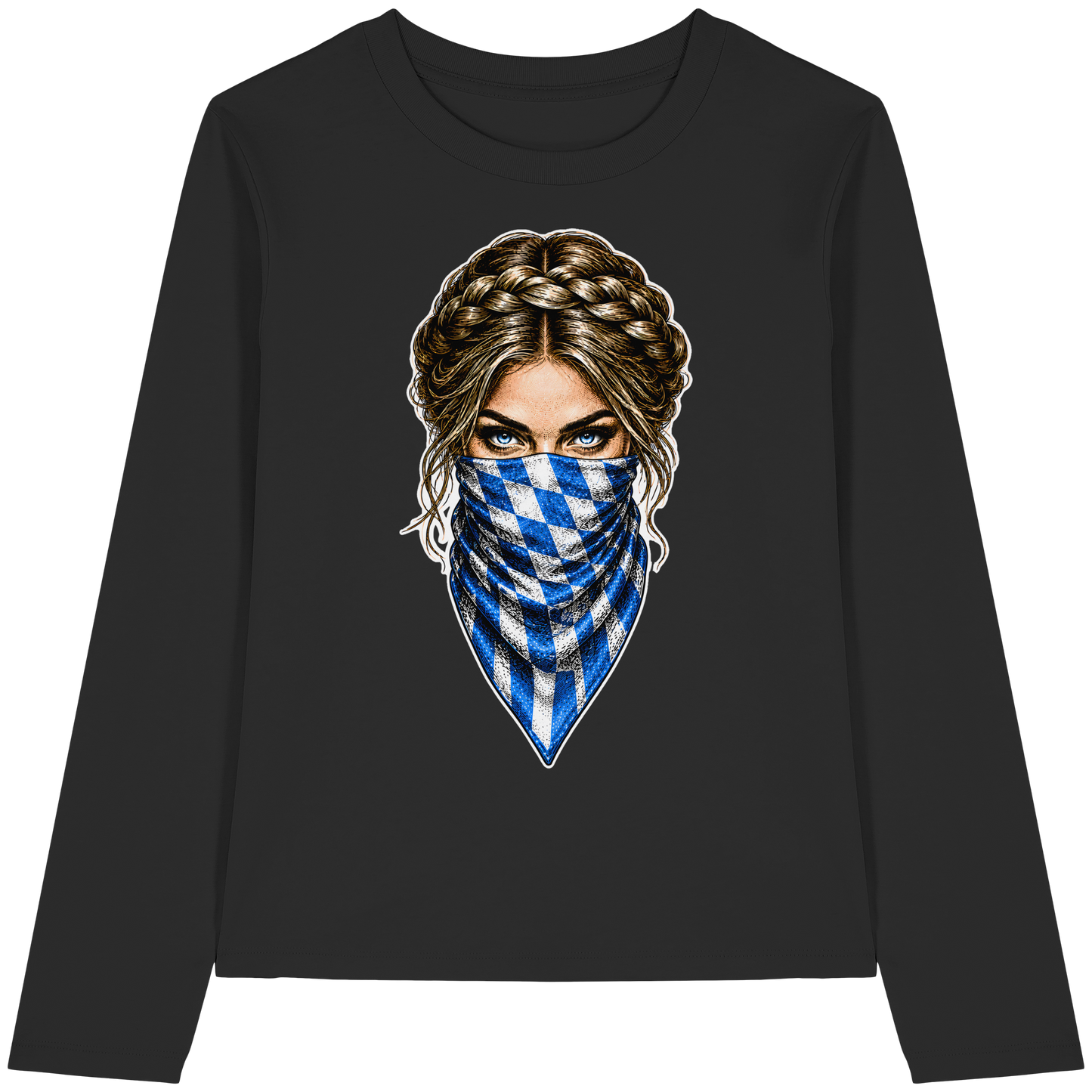 Bayerische Banditin - Womens Organic Longsleeve T-Shirt