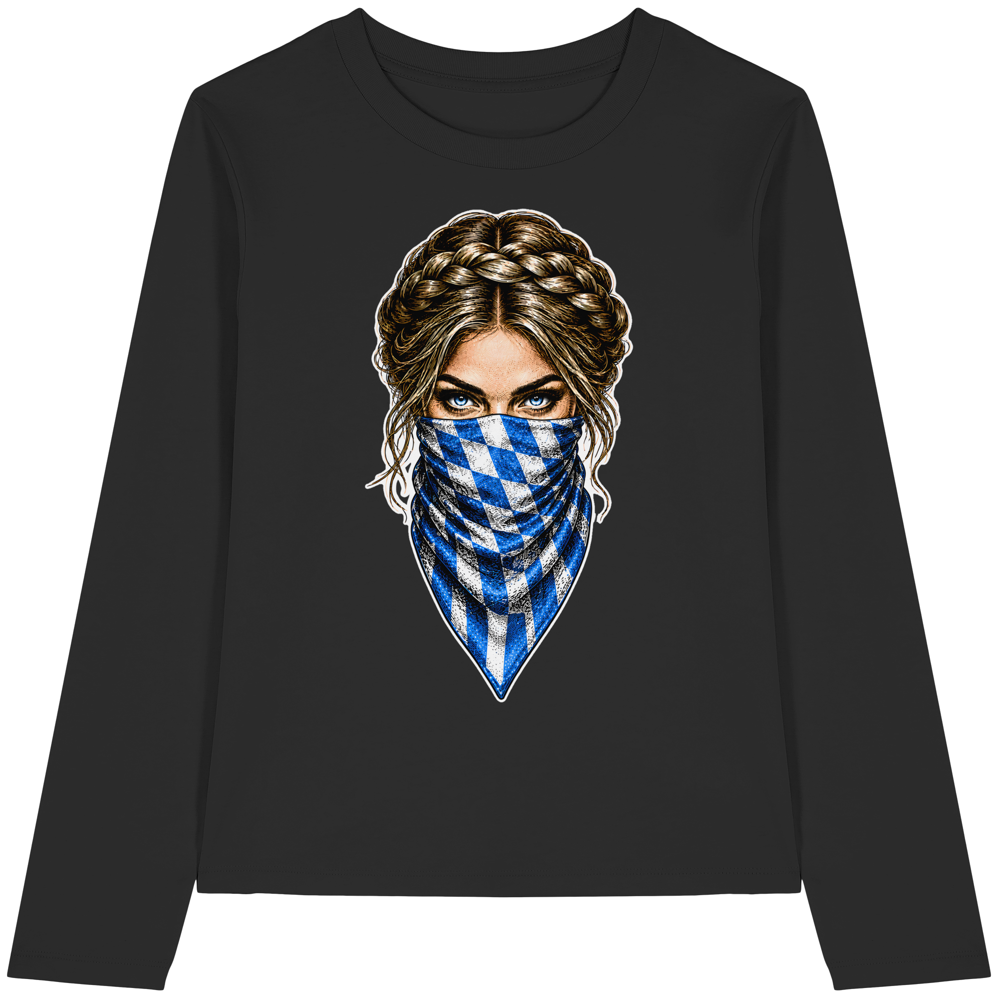 Bayerische Banditin - Womens Organic Longsleeve T-Shirt