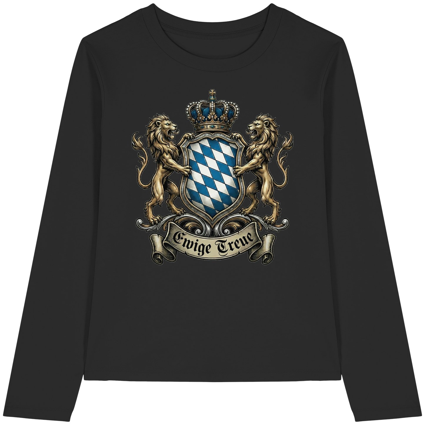 EWIGE TREUE - Womens Organic Longsleeve T-Shirt - BayrischerHumor