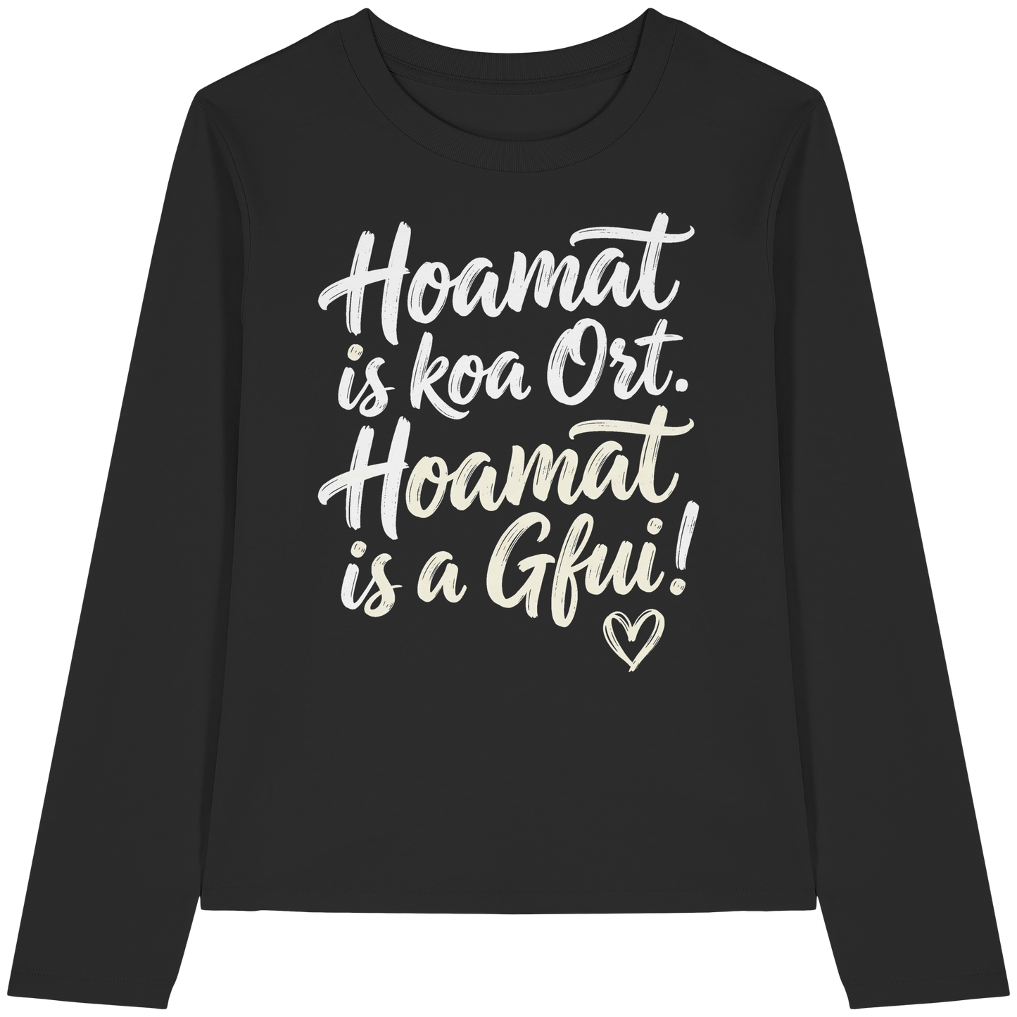 HOAMAT IS KOA ORT. HOAMAT IS A GFUI! - Womens Organic Longsleeve T-Shirt