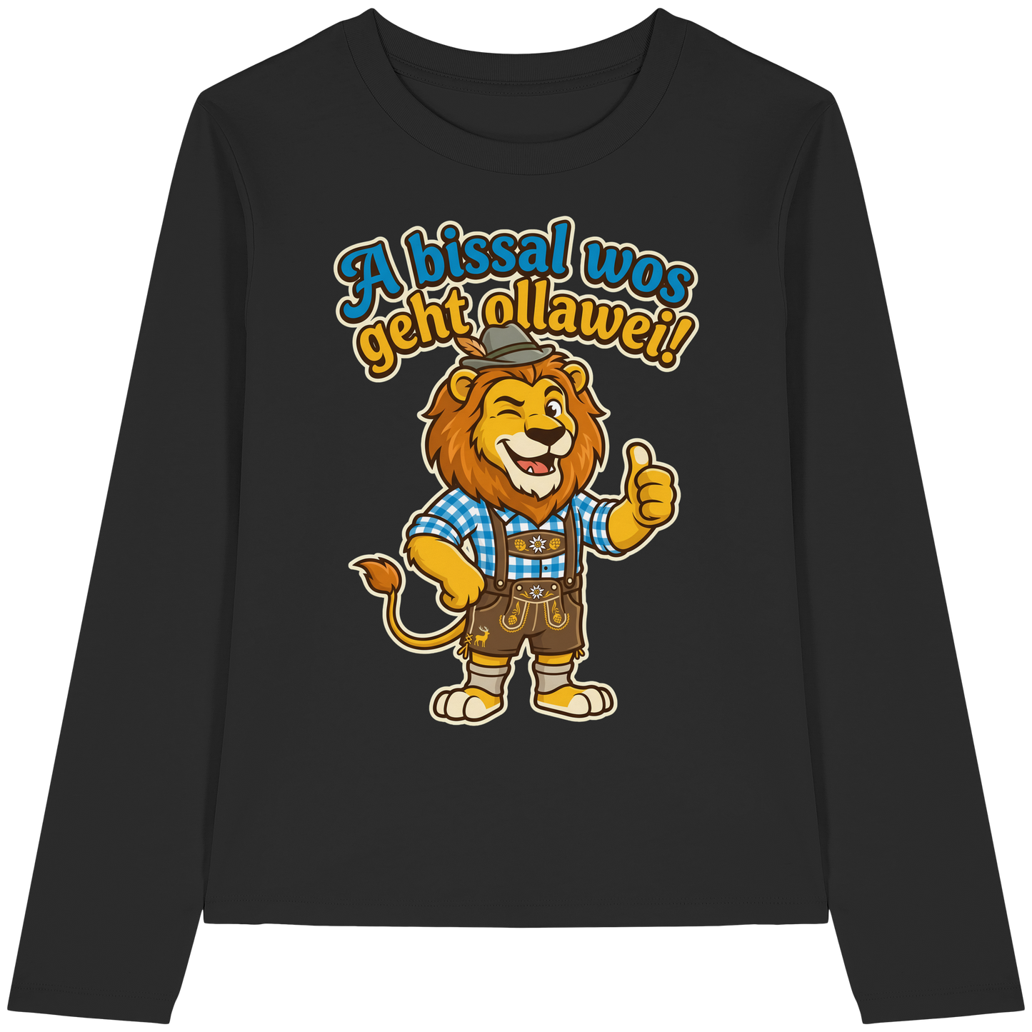 A BISSAL WOS GEHT OLLAWEI! - Womens Organic Longsleeve T-Shirt
