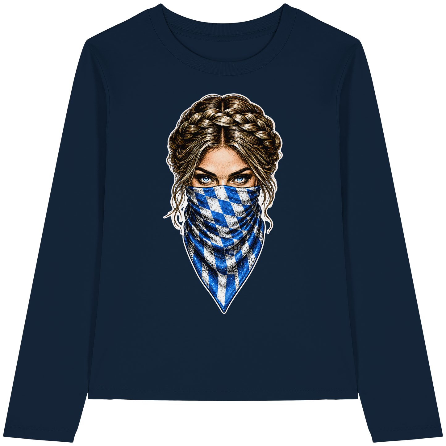 Bayerische Banditin - Womens Organic Longsleeve T-Shirt