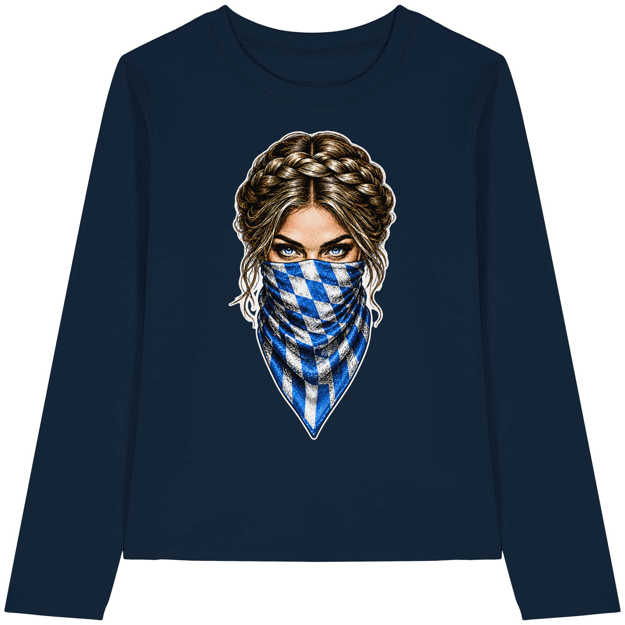 Bayerische Banditin - Womens Organic Longsleeve T-Shirt