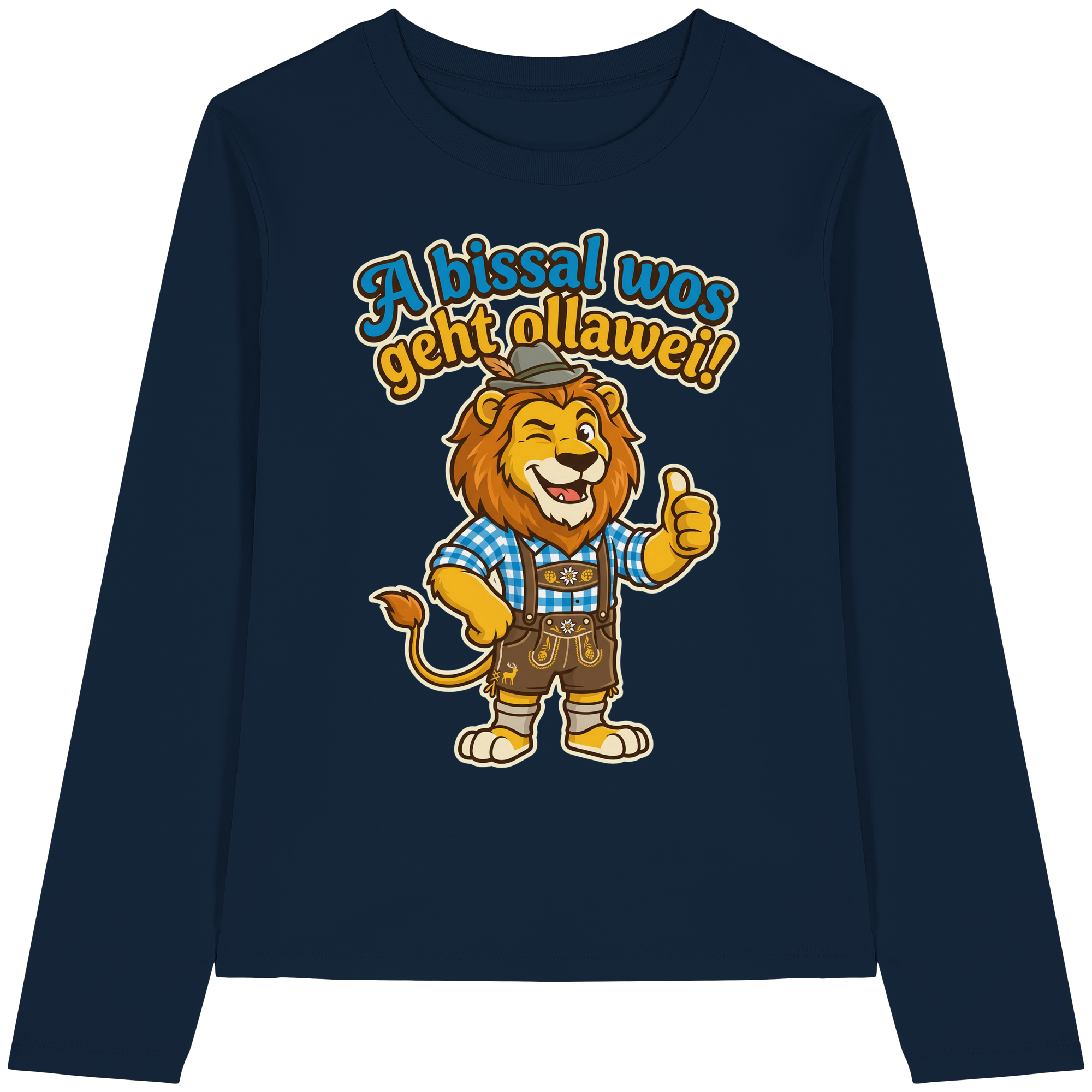 A BISSAL WOS GEHT OLLAWEI! - Womens Organic Longsleeve T-Shirt