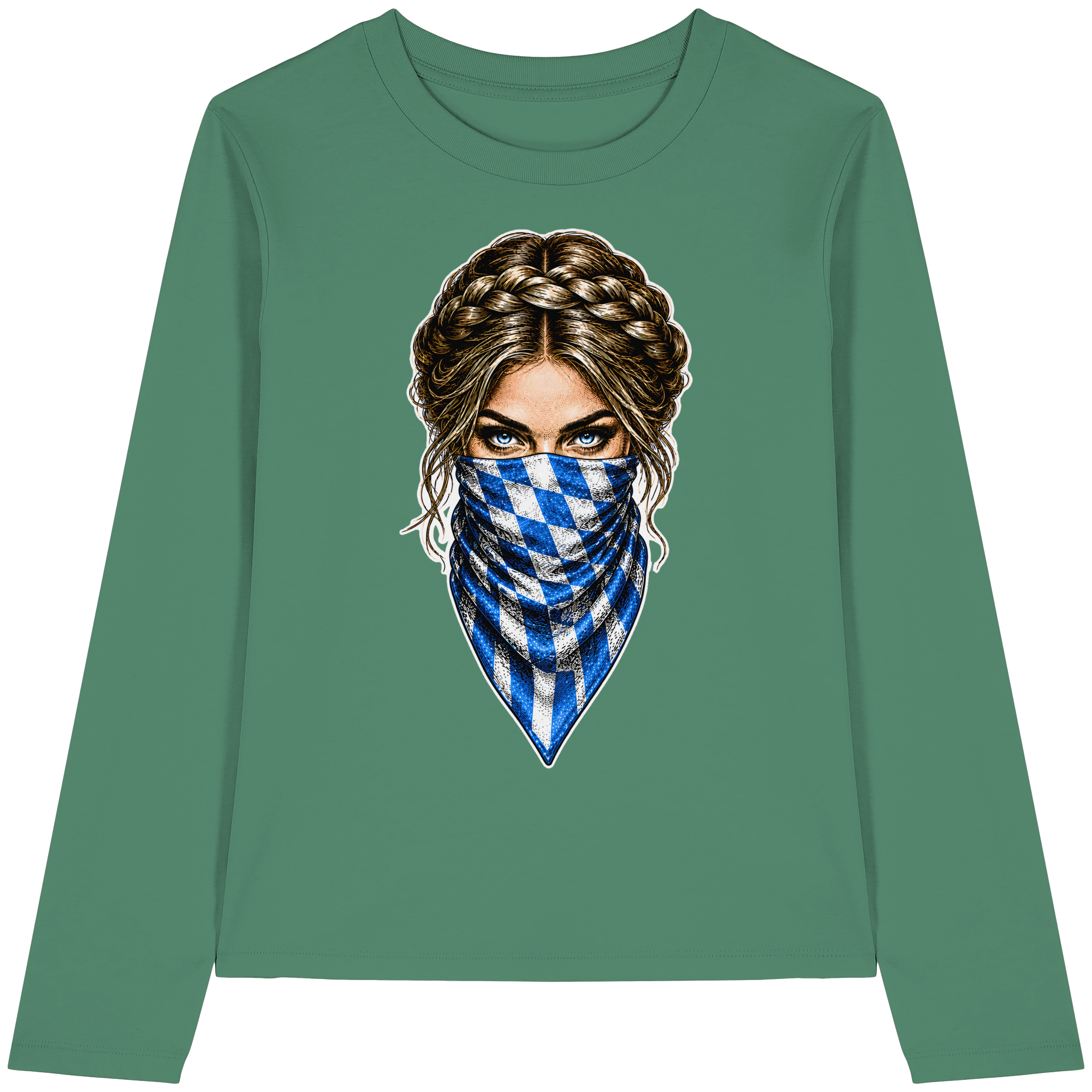 Bayerische Banditin - Womens Organic Longsleeve T-Shirt