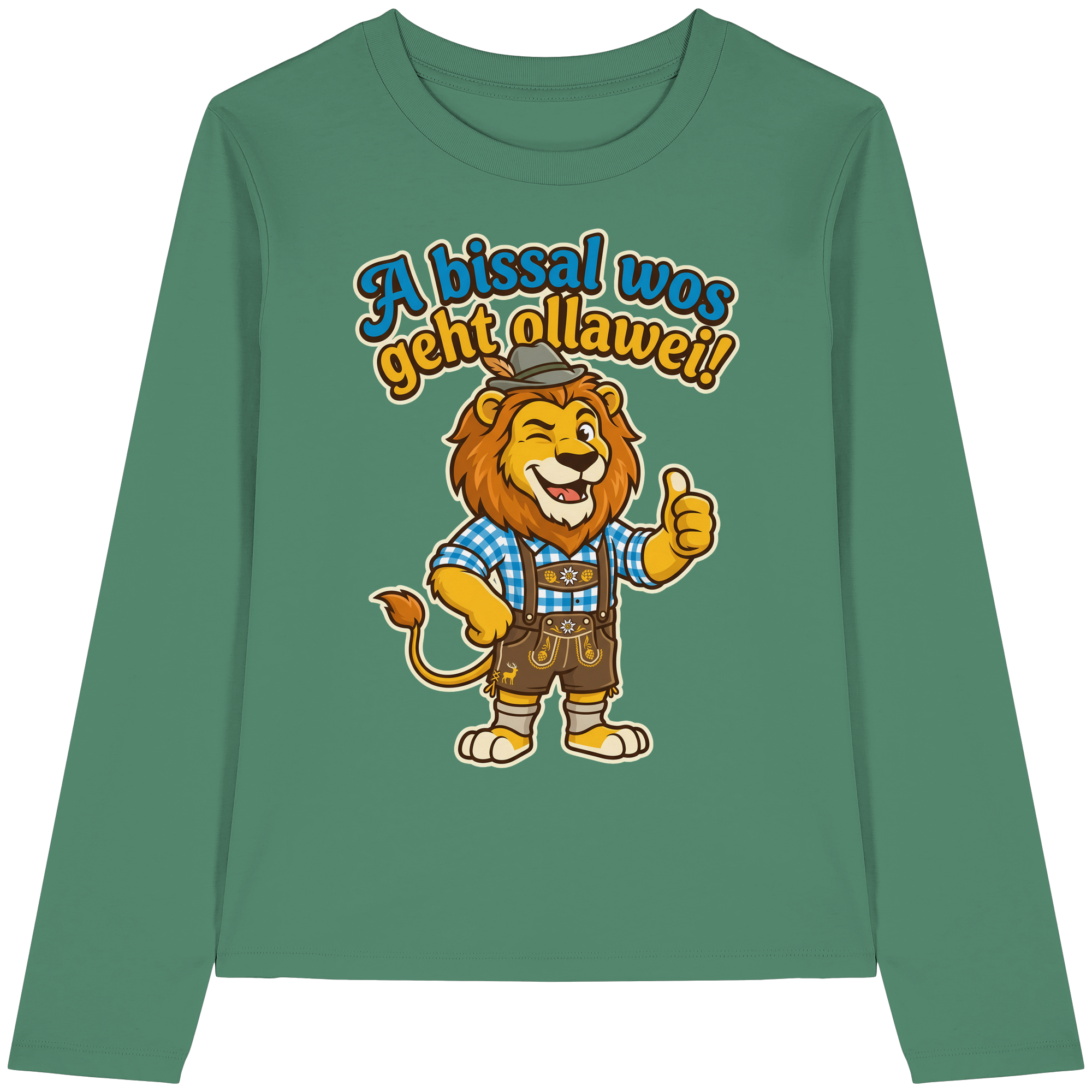A BISSAL WOS GEHT OLLAWEI! - Womens Organic Longsleeve T-Shirt