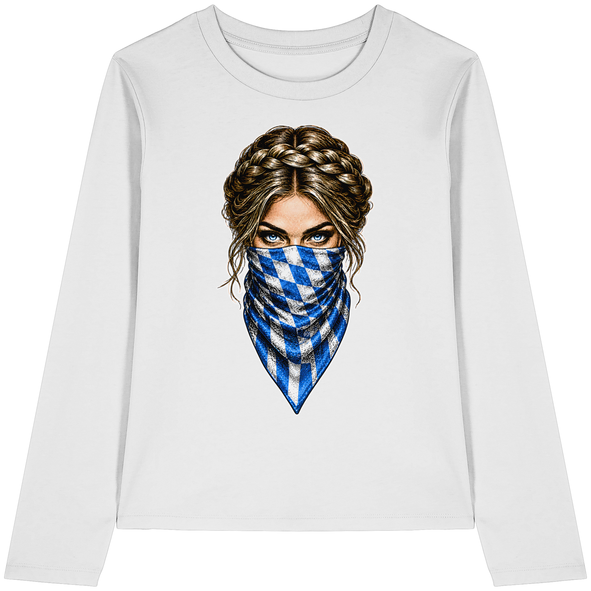 Bayerische Banditin - Womens Organic Longsleeve T-Shirt