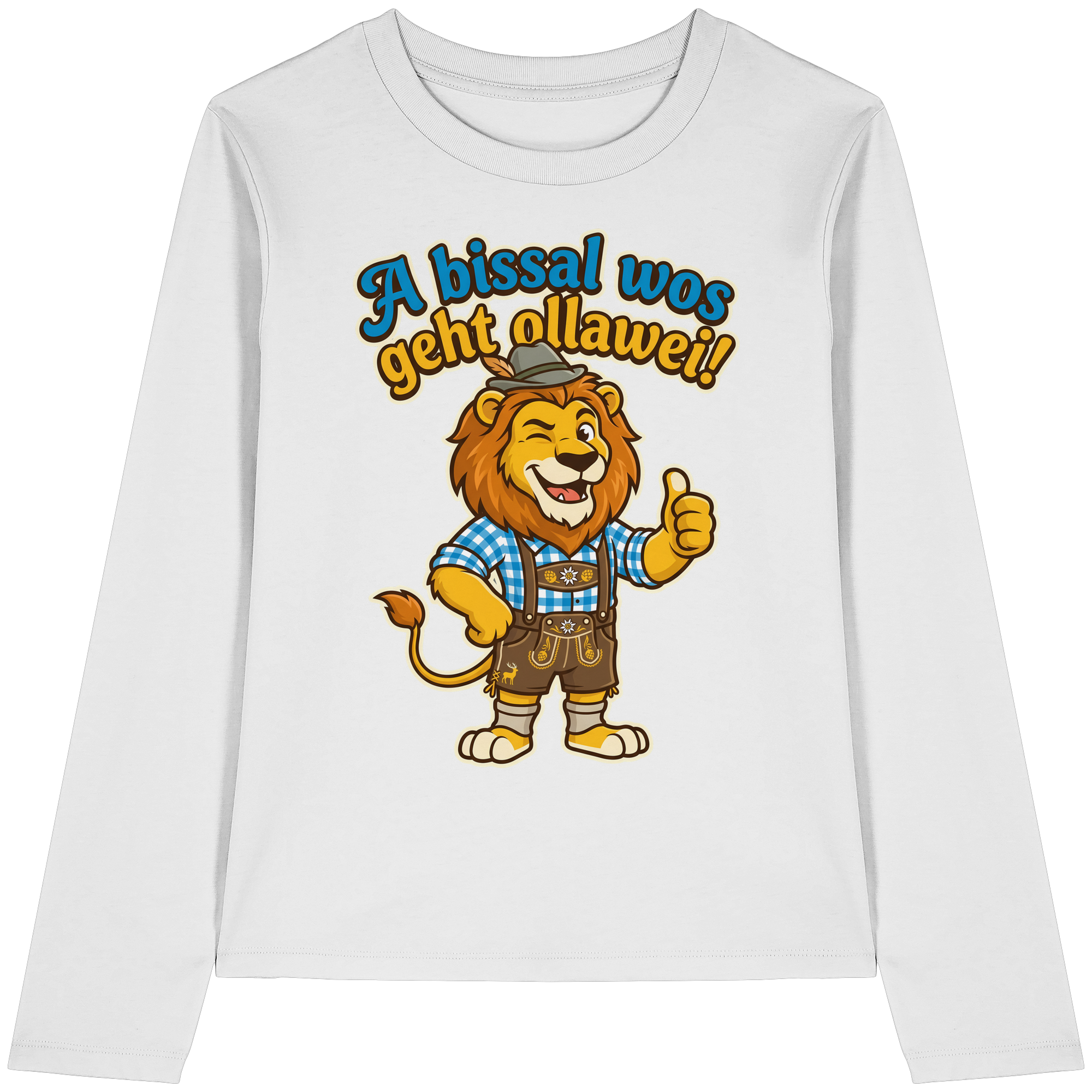 A BISSAL WOS GEHT OLLAWEI! - Womens Organic Longsleeve T-Shirt